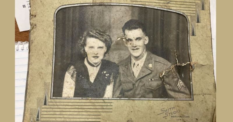 Woman reunited with grandparents' wedding photo that was lost 16 years ago in a tornado - Vimarsana News