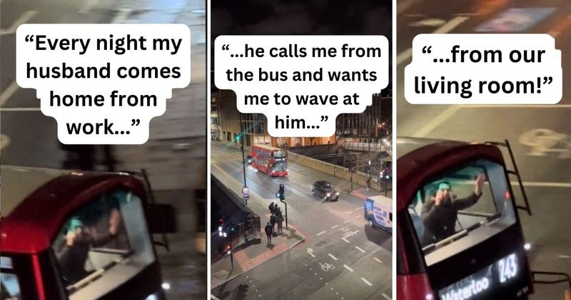 Couple's routine of waving at each other as husband returns from work is beyond adorable - Vimarsana News