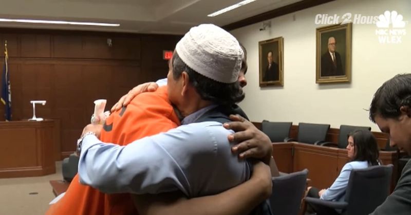 Father forgave and hugged the man involved in the killing of his son in US court